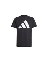 camiseta adidas big logo infantil negroblanco