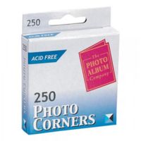 self adhesive vinyl photo corners clear pk250