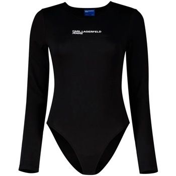 Karl Lagerfeld Body A4w17017 Klj Bodysuit Crew Neck para mujer
