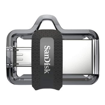 SanDisk Ultra Dual m3.0 256GB USB 3.0 Gris/Plata