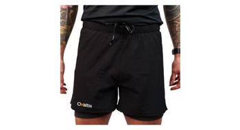 Pantalon corto 2 en 1 oxsitis x race hombre negro