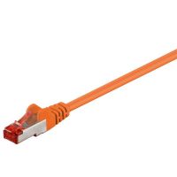 cable de red goobay 93469 10 m cat6 sftp naranja