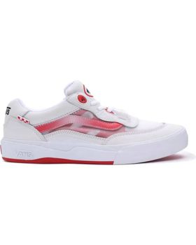 de VANS OFF THE WALL VANS PRO WAYVEE LEATHER TRUE WHITE-RED