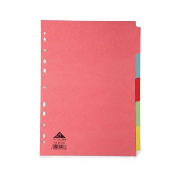 Initiative Manilla Divider A4 5pt Clrd