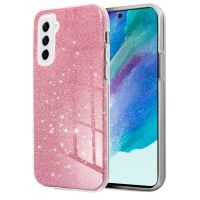 cool funda glitter rosa para samsung galaxy s21 fe g990b
