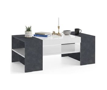 Mesa de centro com efeito madeira