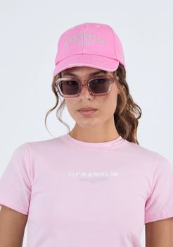 Camiseta de Manga Corta Mujer - D.Franklin - Tomorrow Cropped T-Shirt Pink - Talla - Color Pink