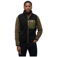 superdry chaqueta de punto gilet vintage retro para hombre