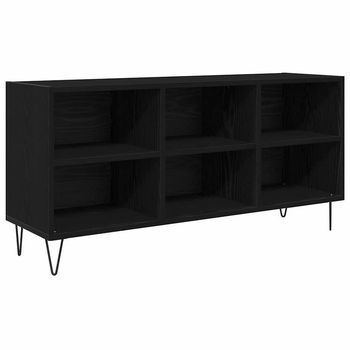 Gabinete De Tv 103,5 X 30 X 50 Cm Roble Negro Vidaxl