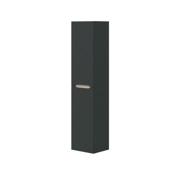 Columna de baño suspendida melamina antracita - roble