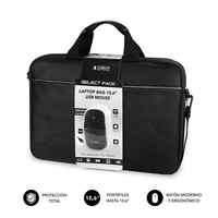 maletin  raton portatil 156 subblim select negro