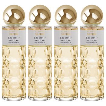 Pack De 4 Eau De Parfum Mujer Saphir Moon 200 Ml