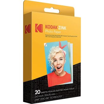 Kodak Zink Papel Fotográfico para Kodak Printomatic 20 Hojas
