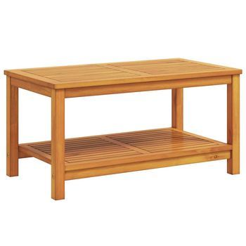 Mesa Lateral | Mesas Auxiliar Aceite Natural 90 X 50 X 45 Cm