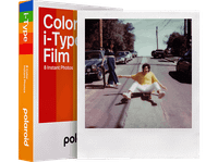 pelicula fotografica - polaroid color film i-type 6000 sensibilidad iso 640 8 fotos 107 por 88 mm blanco