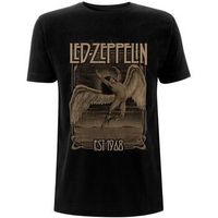 led zeppelin camiseta manga larga faded falling para mujer