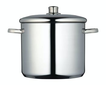 Olla de acero inoxidable 11L plata
