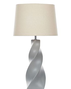 Lámpara de mesa  cerámica gris