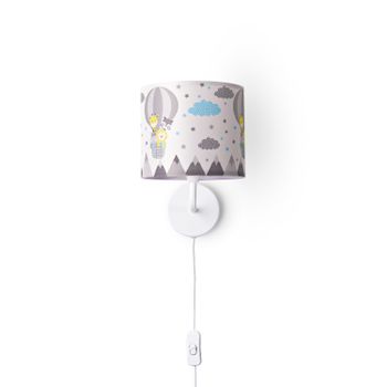 Aplique de pared Elio blanco crema