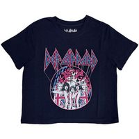 def leppard camiseta pyromania world tour 1983 para mujer