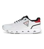 guess para hombre fmteasele12 zapatillas ease blanco 41 tela plano cordones casual