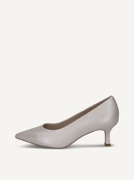 CAPRICE Pumps, white, made of Leather with Queenie, Size 36