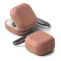 ringke onyx magnetic funda para samsung galaxy buds 4 pro y galaxy buds 4 compatible con magsafe previene manchas de grasa se siente bien en la mano carcasa antideslizante - coral constante