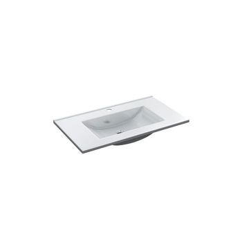 Lavabo Cerámico Blanco 81,5 X 18 X 46cm Cm