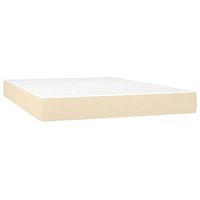 colchon matrimonial  colchon de cama  colchao de muelles ensacados tela color crema 140x200x20 cm