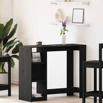 Vidaxl Mesa De Bar 124 X 46 X 103.5 Cm Madera De Ingeniería