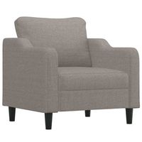 sillon de tela gris taupe 60 cm cfw999232