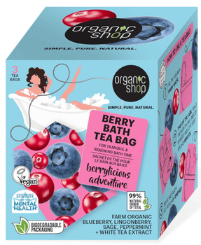 Organic Shop Bolsitas de Té de Baño de Bayas Berrylicious Adventure