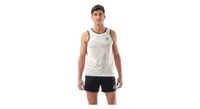 camiseta sin mangas compressport performance para hombre blanco marron