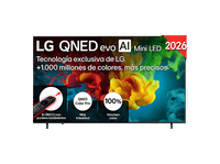 tv qned mini led 85 - lg 85qned82b6a uhd 4k procesador inteligente r8 ai processor 4k gen3 smart tv dvb-t2 h265 negro