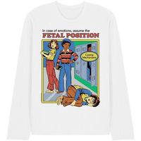 steven rhodes camiseta manga larga assume the fetal position para mujer