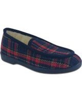 de nortenas zapatillas otono invierno nortenas cuadros 69-626 marino