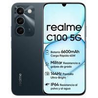 realme c100 5g smartphone 4gb ram 128gb rom bateria titan 6600mah y carga rapida 45w telefono movil con 144hz ultra brillante android 16 moviles resistencia a antigolpes militar carga inversa