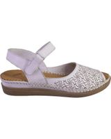 de treintas l1017 sandalias de mujer piel blanco