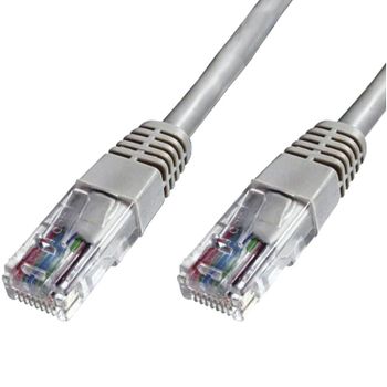Cable de Red RJ45 UTP Cat.5e 10/100 Gris 5m