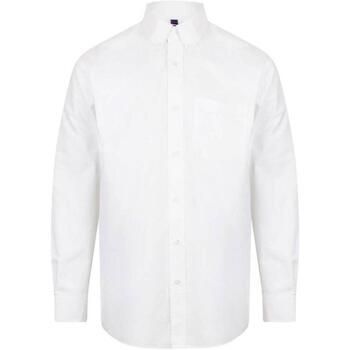 Henbury Camisa manga larga RW10613 para hombre