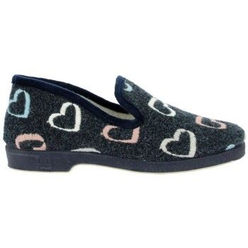 Doctor Cutillas Pantuflas Zapatilla de casa - Corazones para mujer