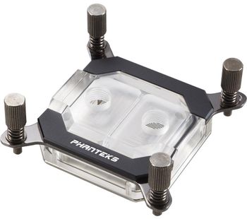 Glacier C350I CPU Water Block - Satin Black, Black