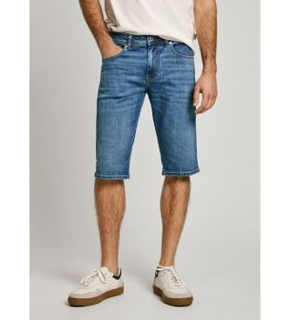 Pepe Jeans para hombre. PM801081EE5 Short Straight Cash azul (28), Casual, Algodón, Denim, Sostenible