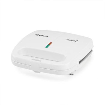 Sandwichera Orbegozo SW 4915 800W Placas Antiadherentes Capacidad 4 Sándwiches Blanca