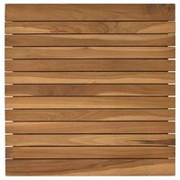 encimera 50 x 50 x 35 cm cuadrado madera de teca maciza vidaxl