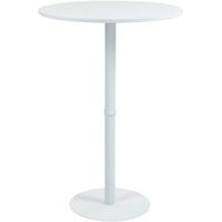 mesa de bar redonda hereford madera blancoblanco o 75 cm clp