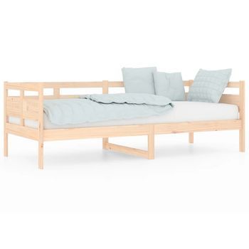 Cama Para Adulto | Cama Individual | Sofá Cama Madera Maciza De Pino 80x200 Cm