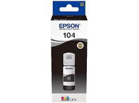 botella de tinta - epson 104 ecotank compatible con et-2865  et-2876 et-1810 65 ml negro