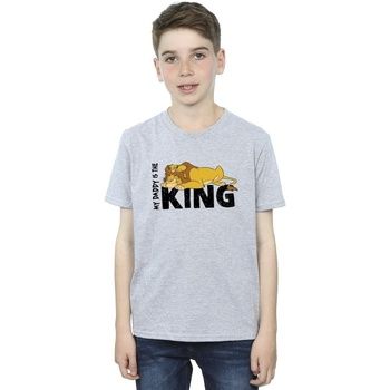 Disney Tops y Camisetas The Lion King Daddy Is King para niño