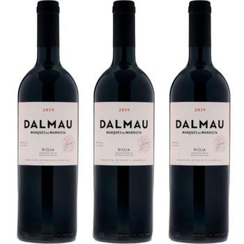 Dalmau Reserva Vino Tinto Español Con Notas De Fruta Negra, Espec 75 Cl 14,5 % Pack 3 Botellas